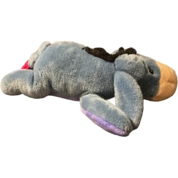 Disney Eeyore Detachable Tail Plush Stuffed Animal Blue & Purple Soft Toy - Picture 2 of 8